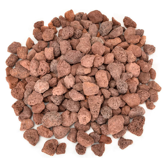 Red Lava Rock - 10 Lb.Bag (0.8"-1.2")