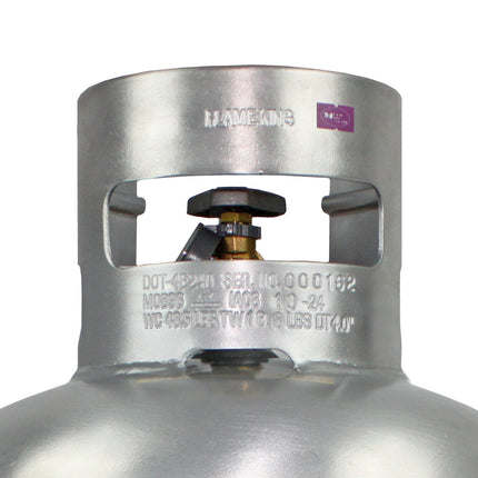 Flame King Lightweight 20lb Aluminum Propane Tank LP Cylinder with OPD & Gauge