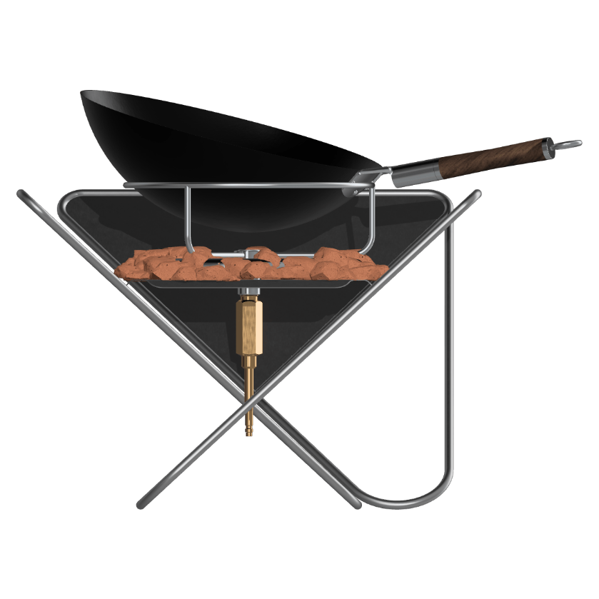 PRE ORDER - CF1 Cook Frame For Zutto Fire SP1 Propane Adapter