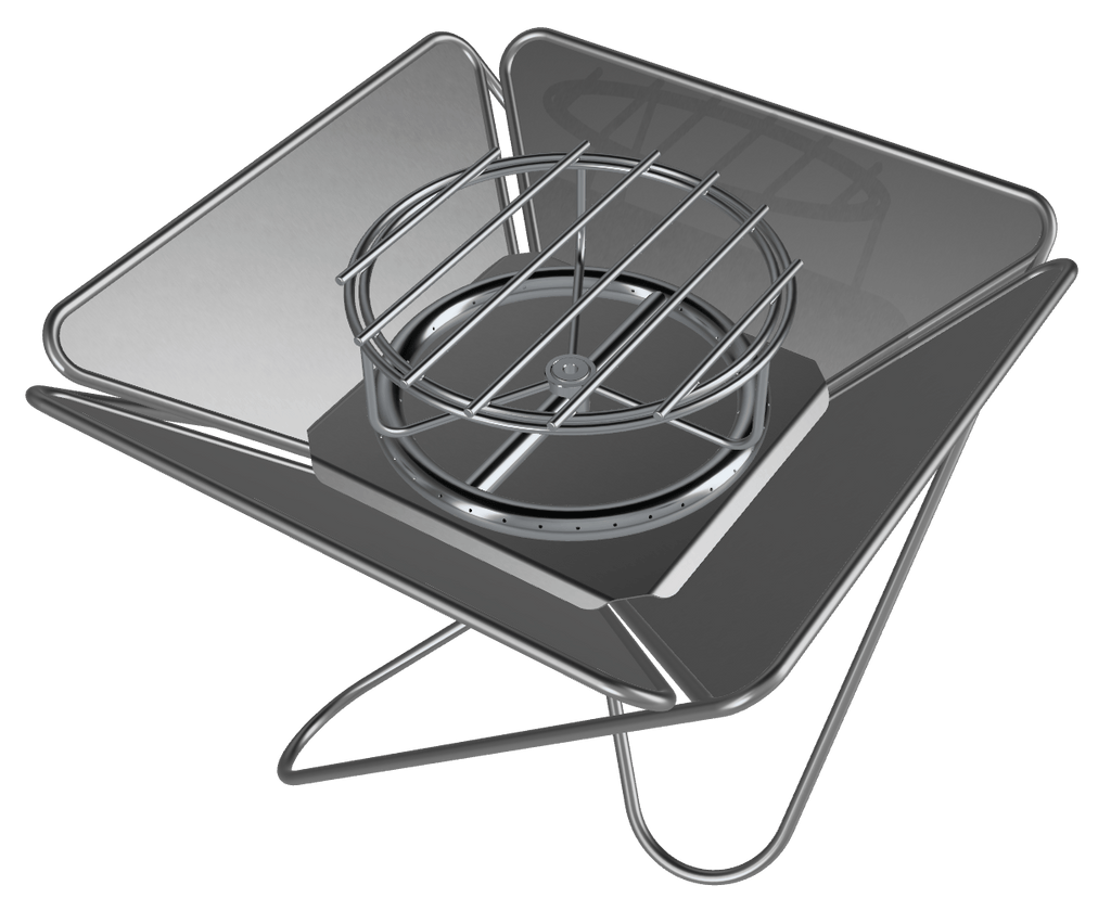 PRE ORDER - CF1 Cook Frame For Zutto Fire SP1 Propane Adapter