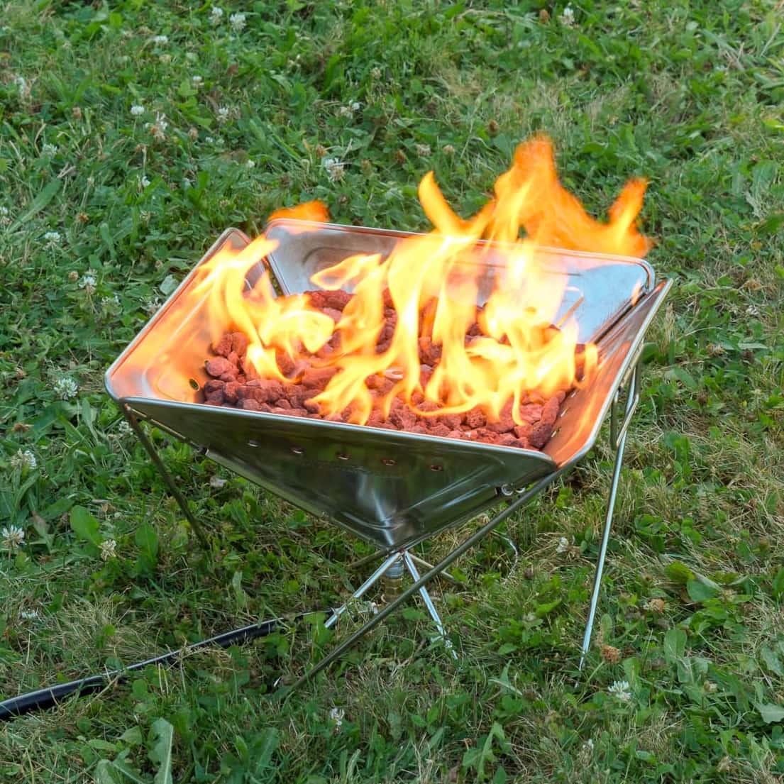 Zutto SP1 and Campingmoon MT-045 flat pack multi fuel fire pit wood or propane