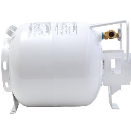 Flame King 20lb Horizontal Propane Cylinder Tank With Valve and Gauge Rv Trailer