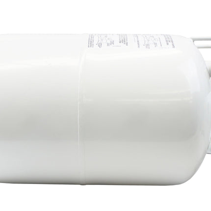 Flame King 30lb Horizontal Propane Cylinder Tank With Valve and Gauge RV Trailer