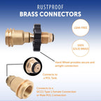 Flame King POL to QCC1 Type Adapter